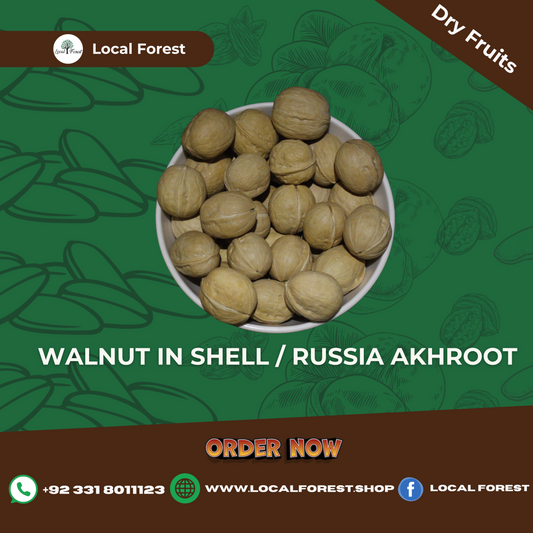 Walnut in Shell/Russia Akhroot - 1kg